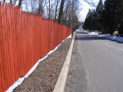 fence on summit ave